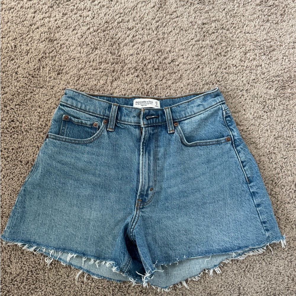 abercrombie curve love jean shorts